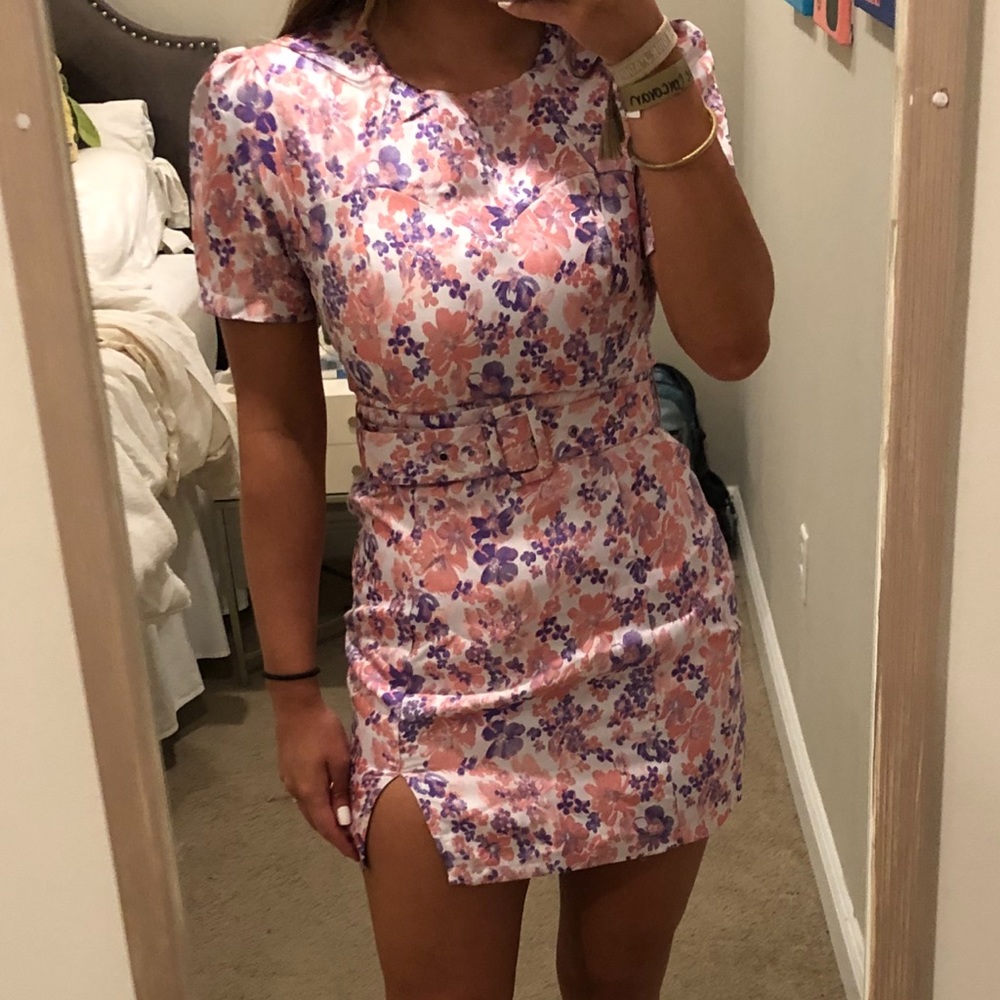 ShowPo belted floral dress